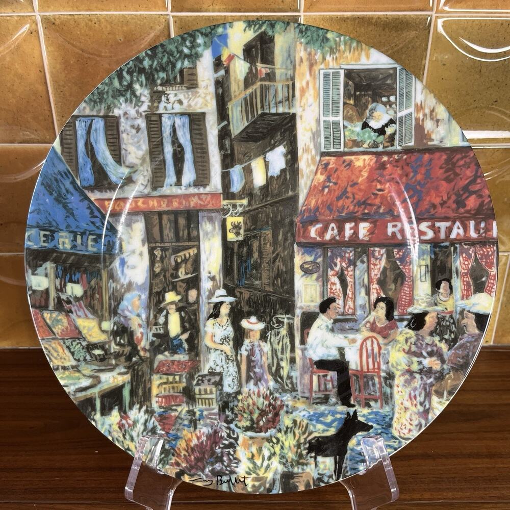 Guy Buffet GBC Marché Aux Fleurs Dinner Plate